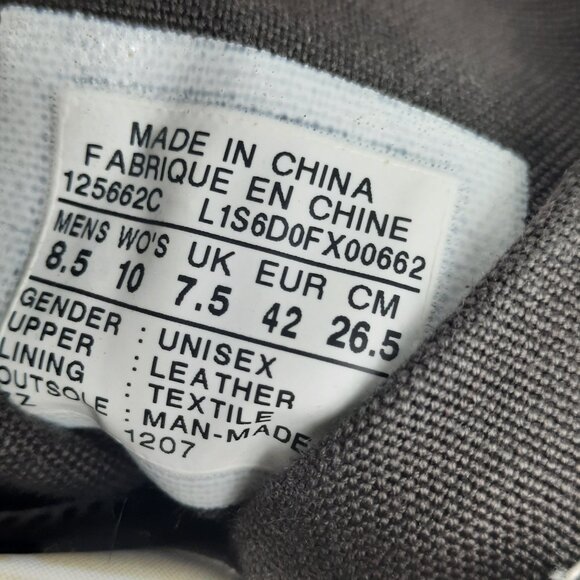 Vintage Converse Leather All Star Sneaker Boot Chuck Taylor Hi-Top 8.5 Mens W 10 - Picture 4 of 7